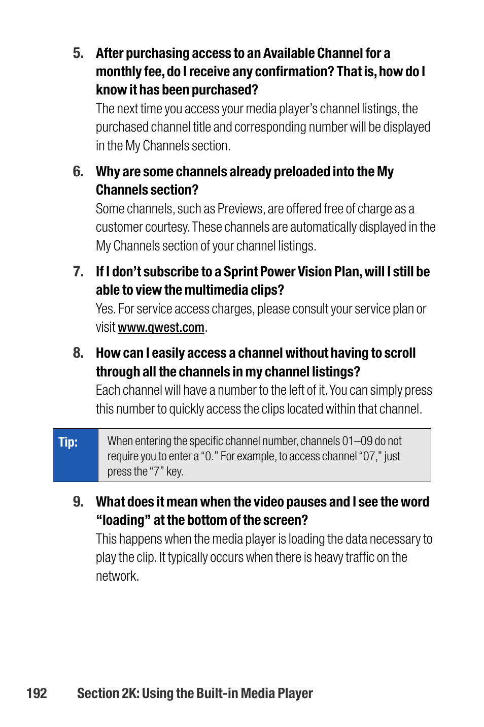 Sanyo M1 User Manual | Page 208 / 284