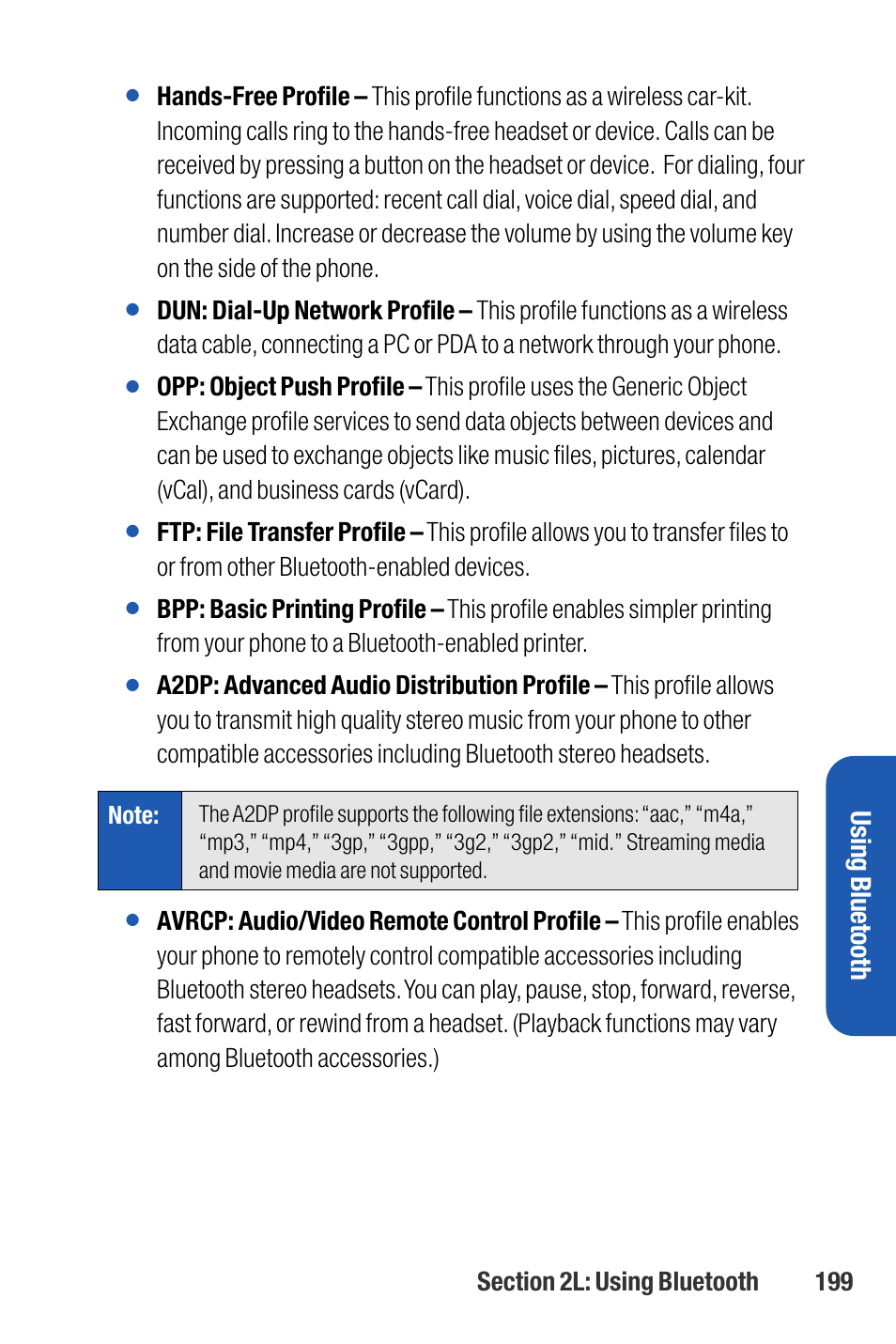 Using bluetooth | Sanyo M1 User Manual | Page 215 / 284