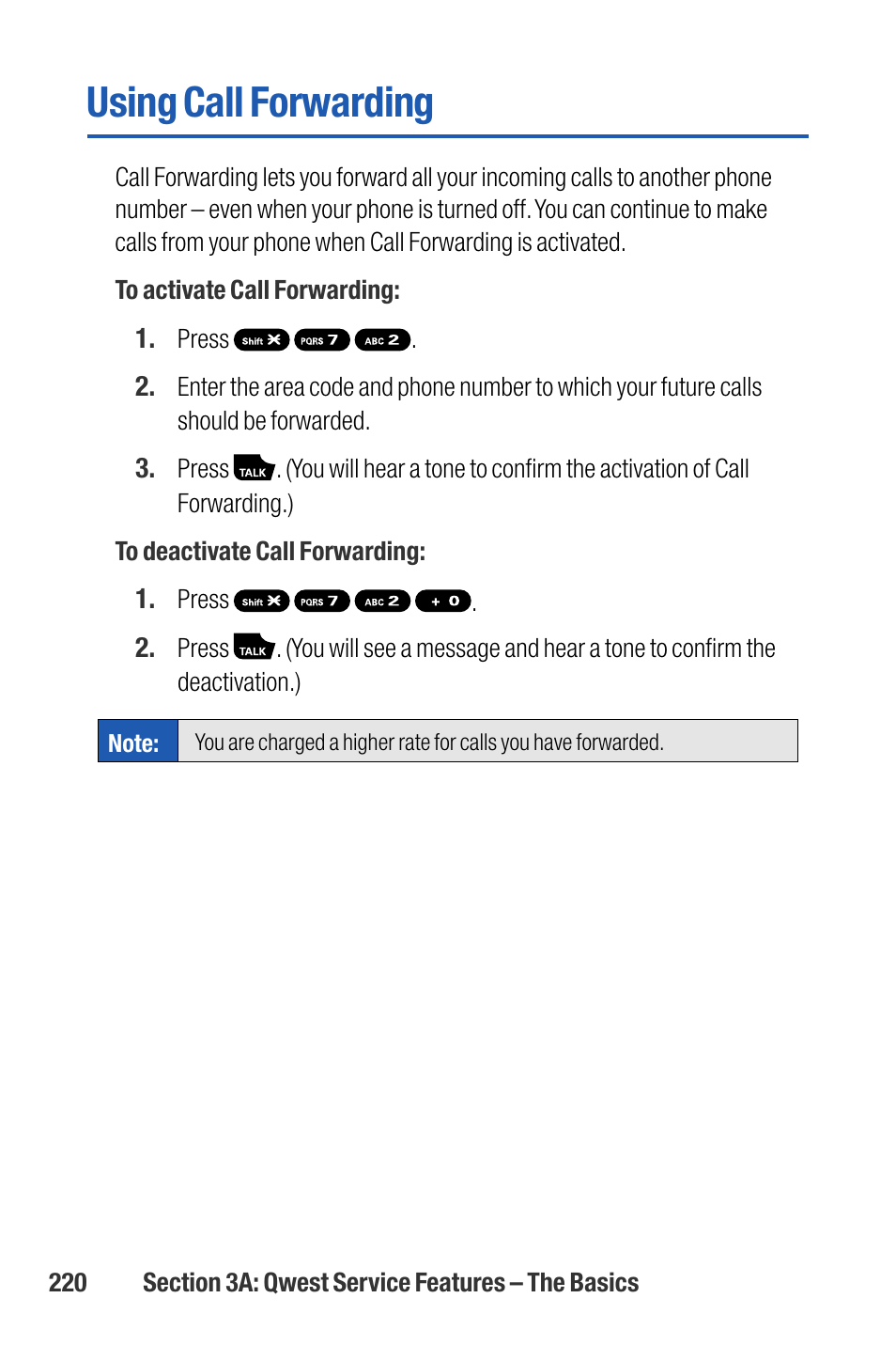 Using call forwarding | Sanyo M1 User Manual | Page 236 / 284
