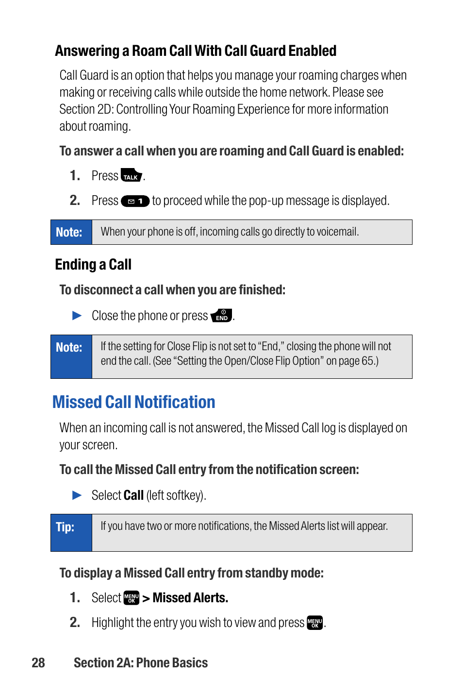 Missed call notification | Sanyo M1 User Manual | Page 44 / 284