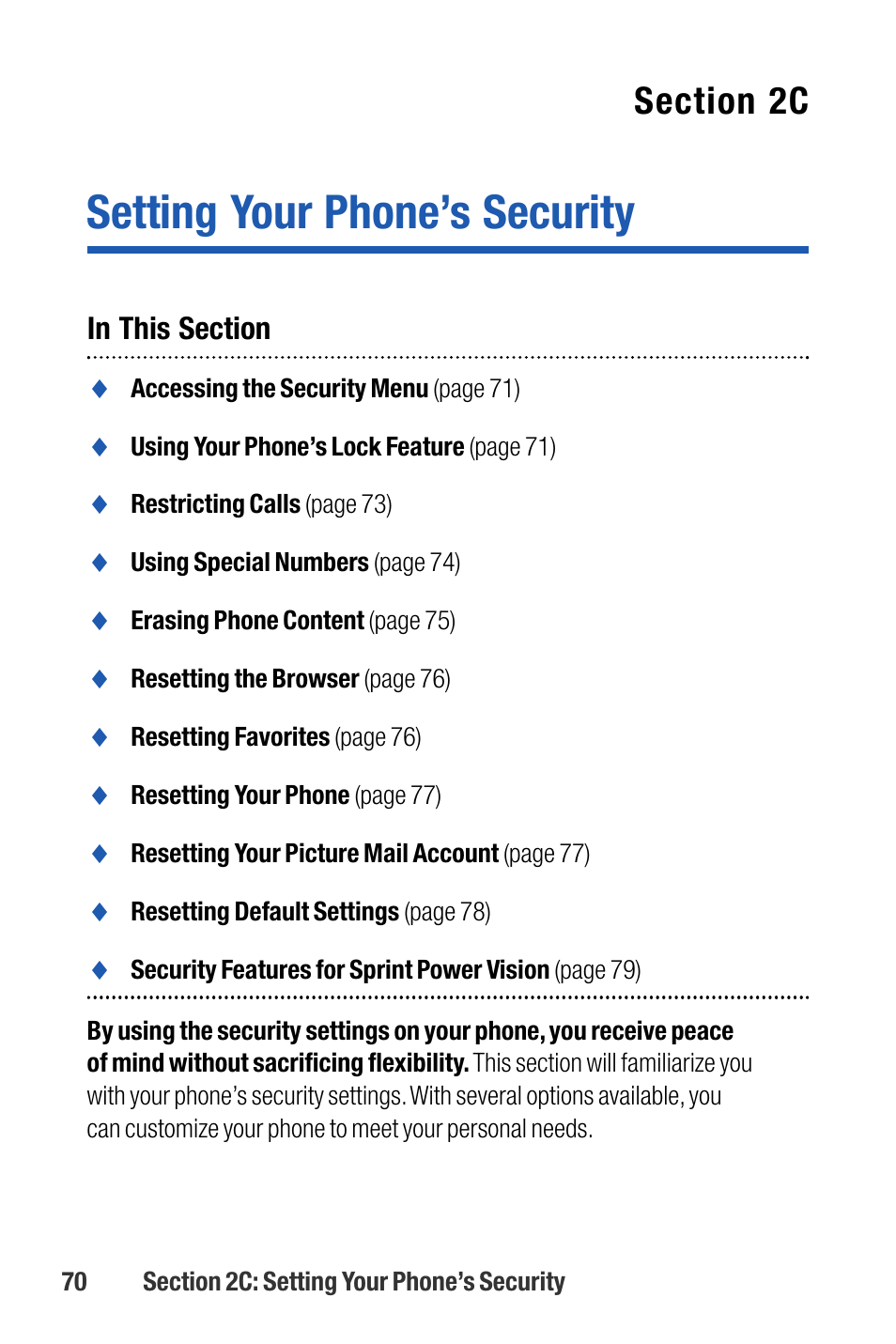 Setting your phone’s security | Sanyo M1 User Manual | Page 86 / 284