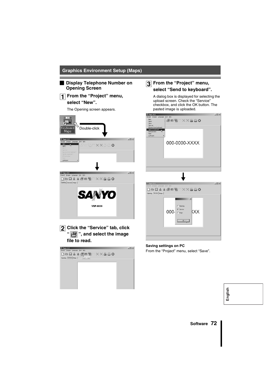 Sanyo VSP-9000 User Manual | Page 73 / 96