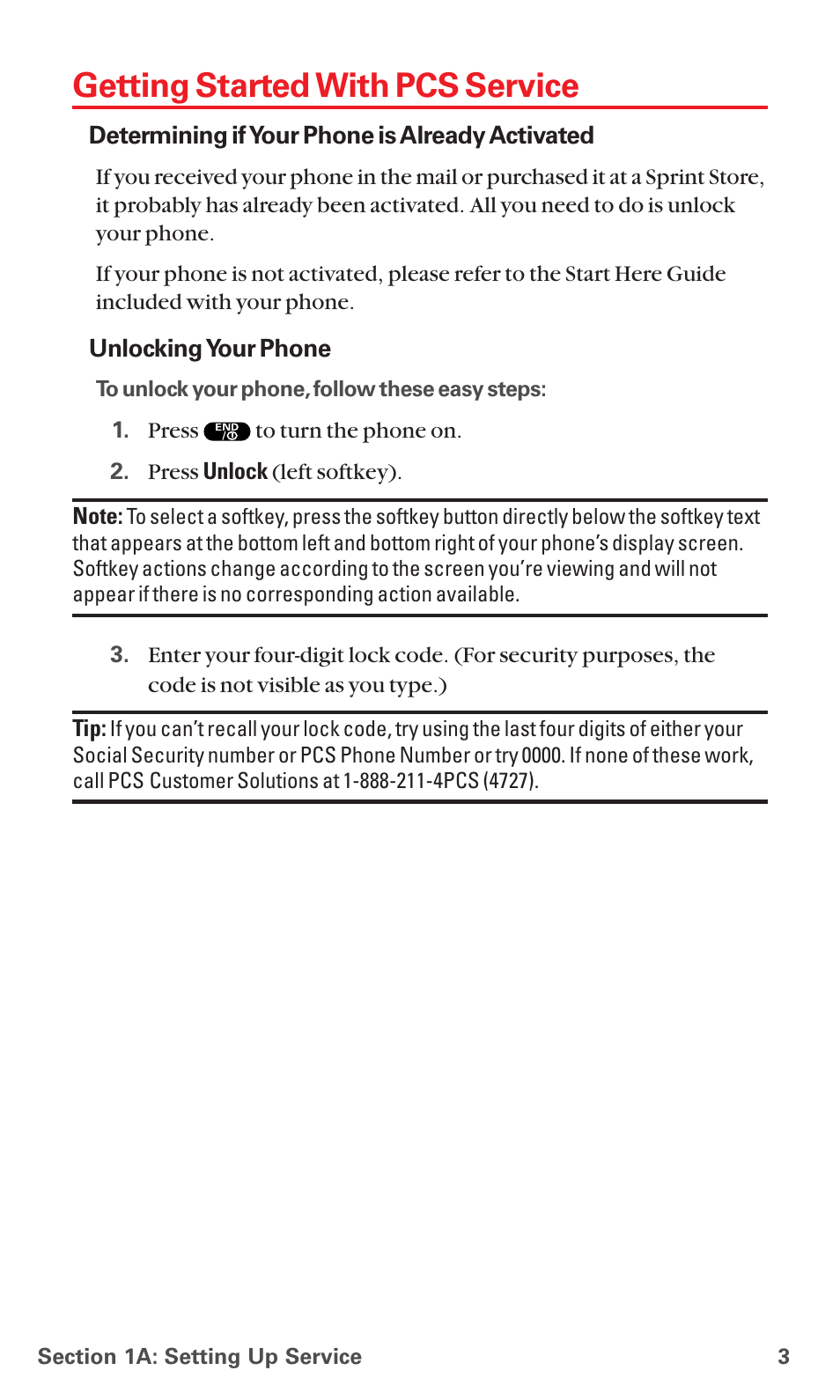 Getting started with pcs service | Sanyo RL7300 User Manual | Page 14 / 252