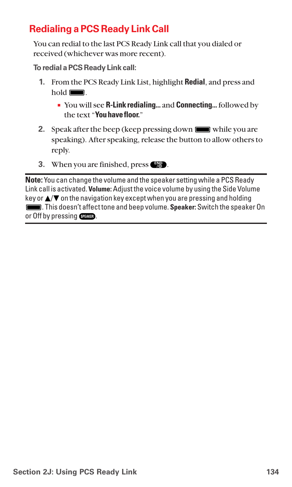 Redialing a pcs ready link call | Sanyo RL7300 User Manual | Page 145 / 252