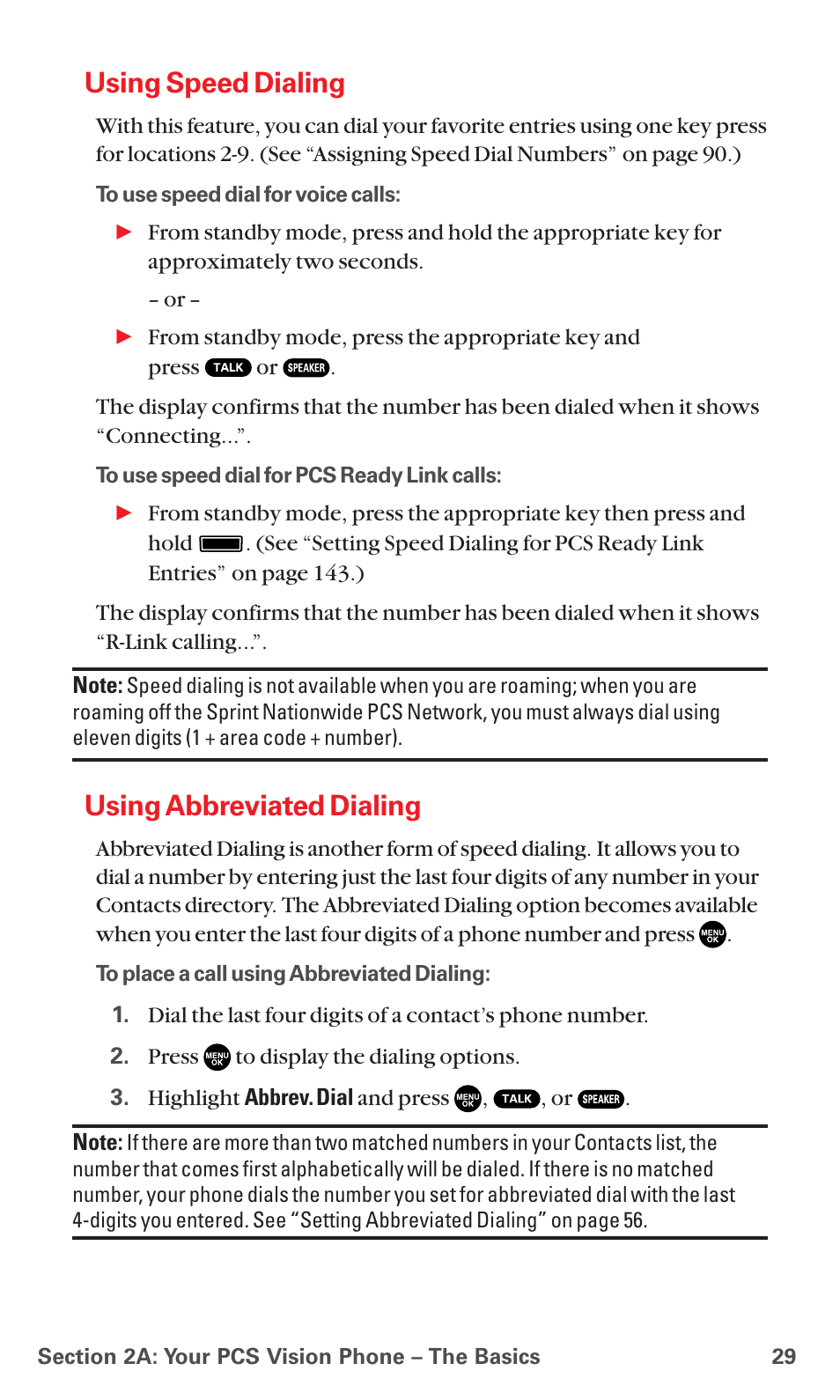 Using speed dialing, Using abbreviated dialing | Sanyo RL7300 User Manual | Page 40 / 252