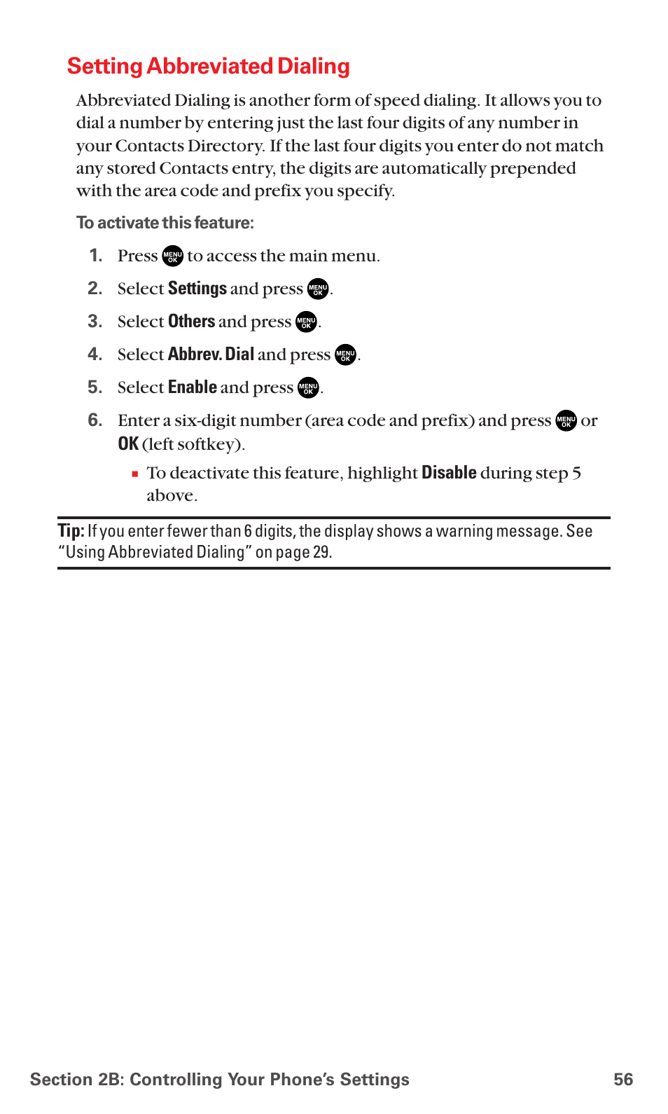 Setting abbreviated dialing | Sanyo RL7300 User Manual | Page 67 / 252
