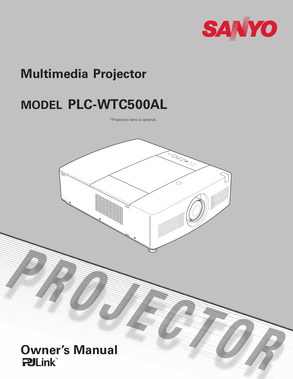 Sanyo PLC WTC500AL User Manual | 89 pages