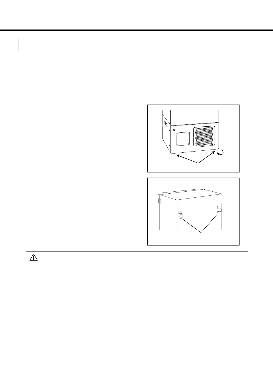 Installation, Warning | Sanyo MDF-U32V User Manual | Page 14 / 32