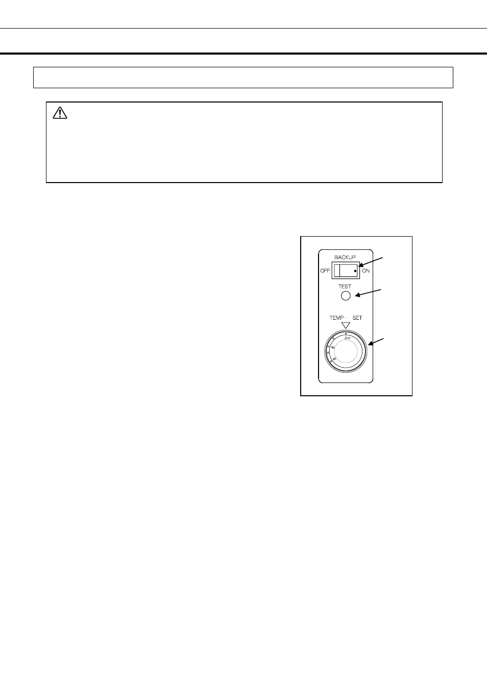 Optional components, Back-up system, Warning | Sanyo MDF-U32V User Manual | Page 16 / 32
