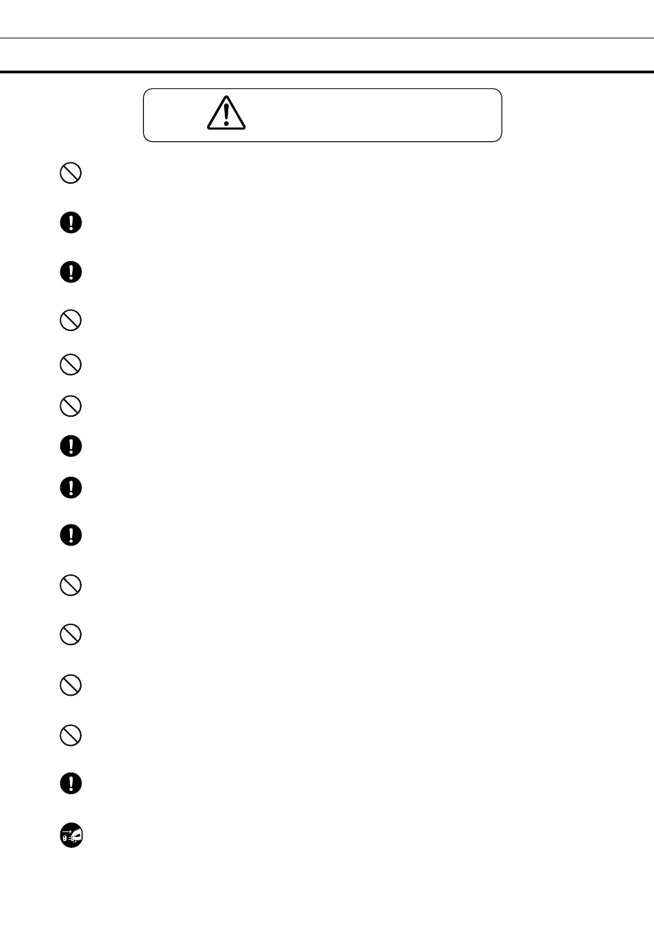 Warning, Precautions for safe operation | Sanyo MDF-U32V User Manual | Page 5 / 32