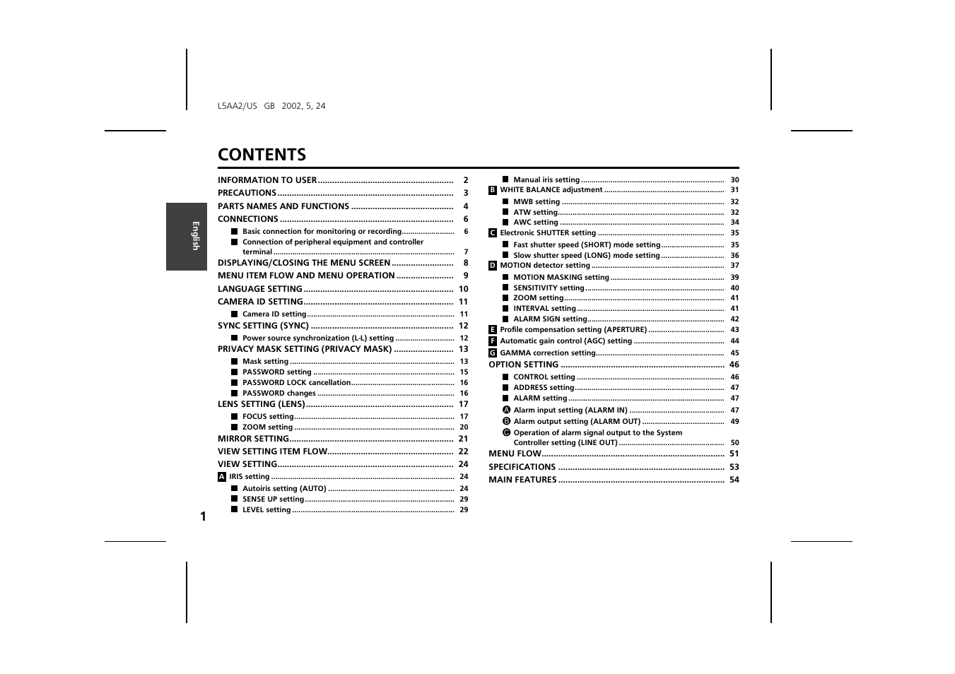 Sanyo VCC-ZM300 User Manual | Page 2 / 57