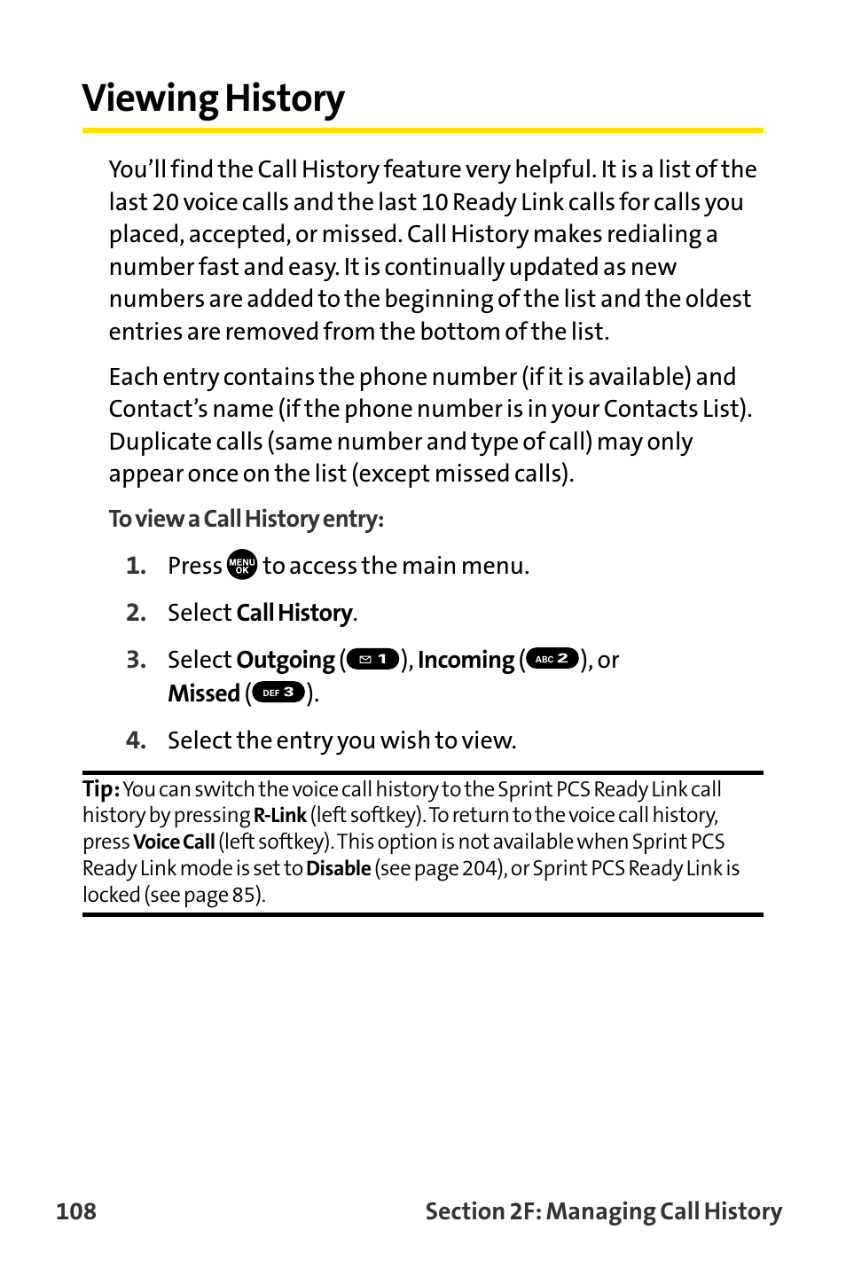 Viewing history | Sanyo MM-8300 User Manual | Page 118 / 324