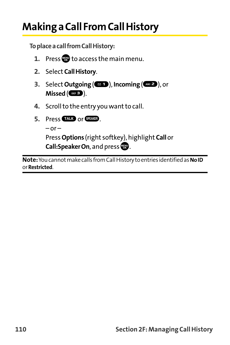 Making a call from call history | Sanyo MM-8300 User Manual | Page 120 / 324