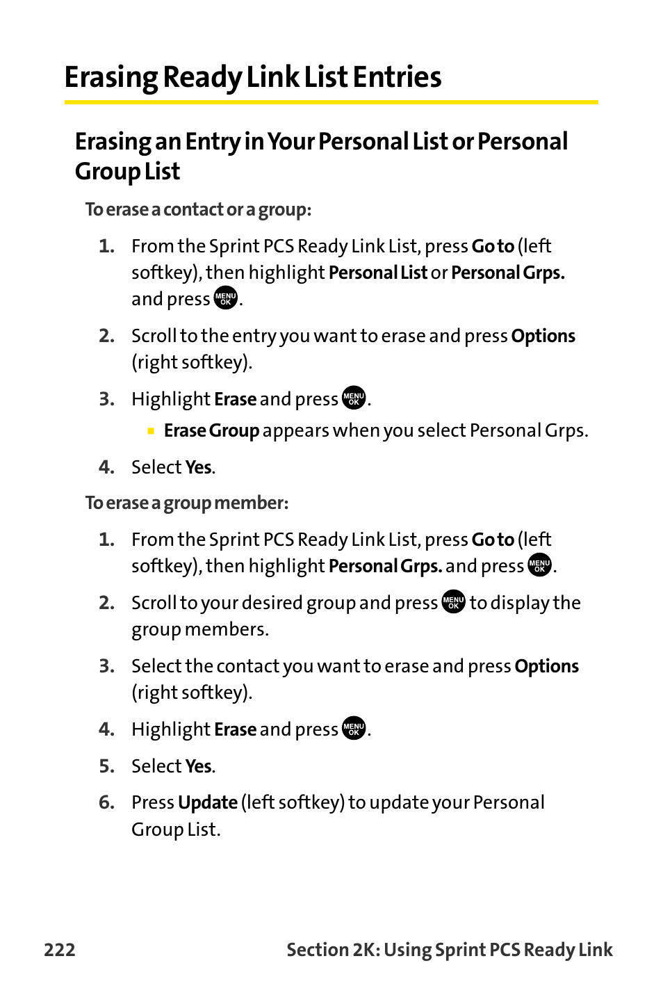 Erasing ready link list entries | Sanyo MM-8300 User Manual | Page 232 / 324