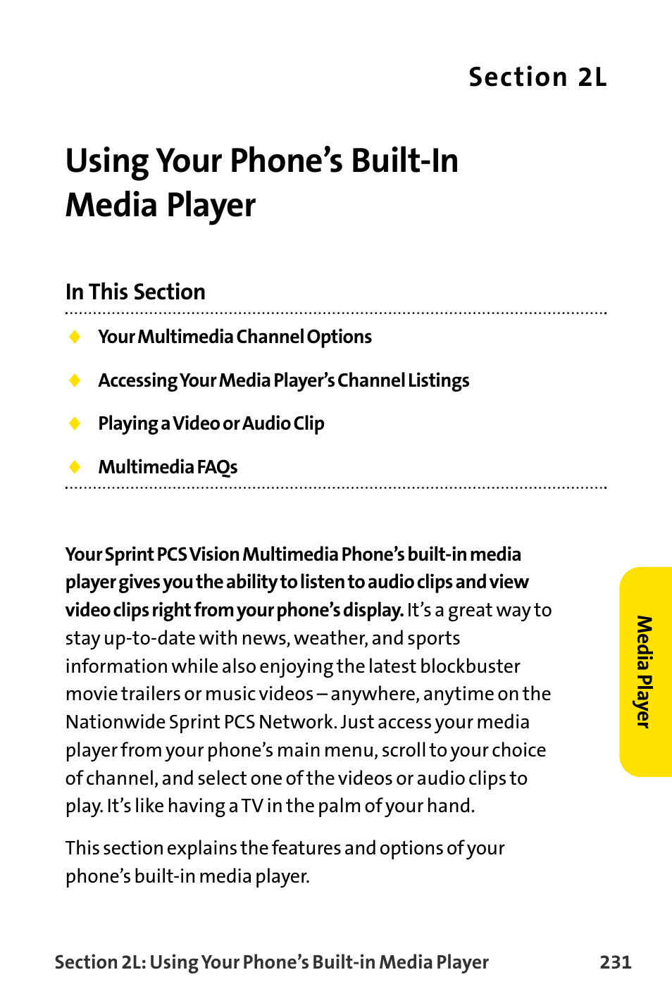 Using your phone’s built-in, Using your phone’s built-in media player | Sanyo MM-8300 User Manual | Page 241 / 324