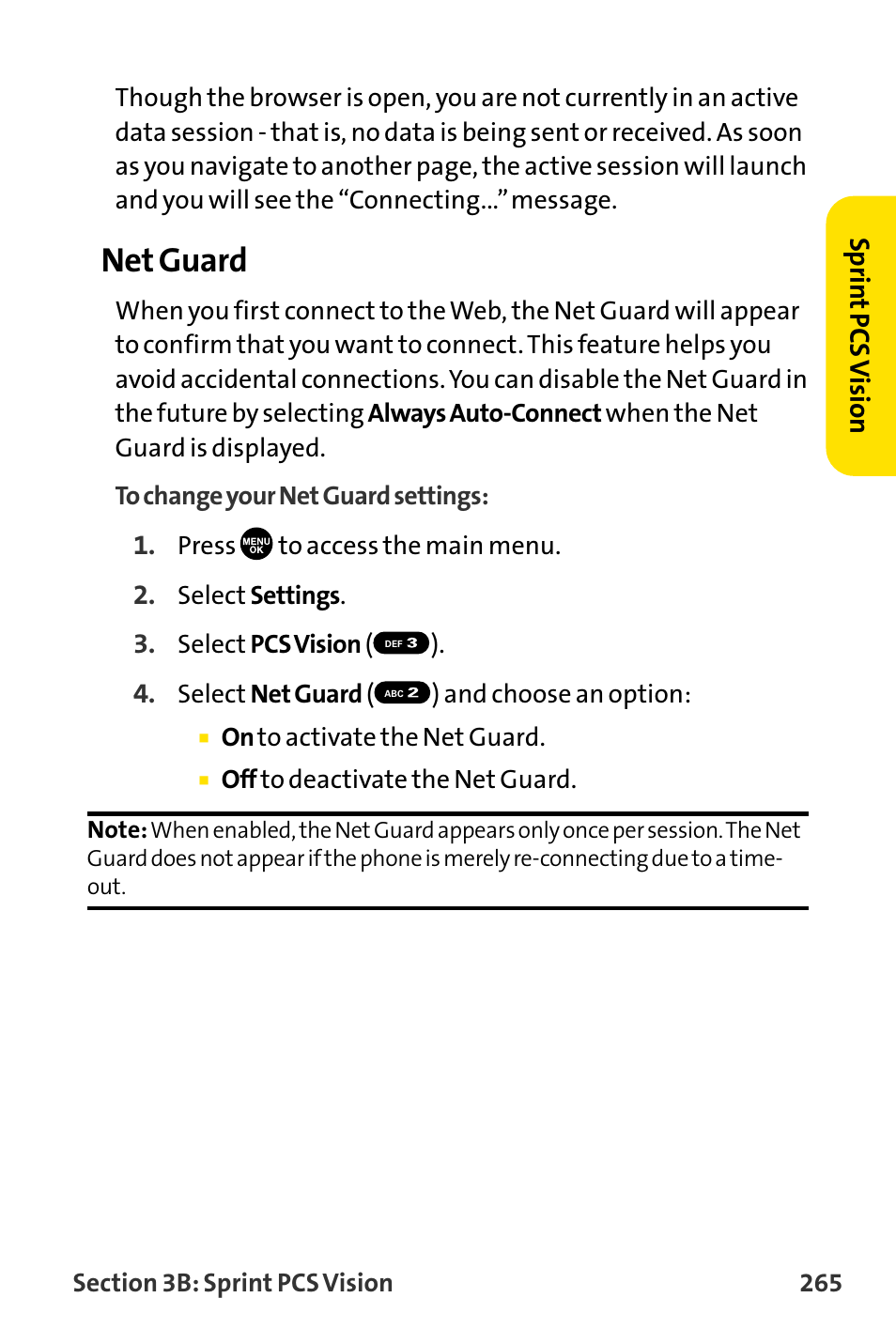 Net guard | Sanyo MM-8300 User Manual | Page 275 / 324
