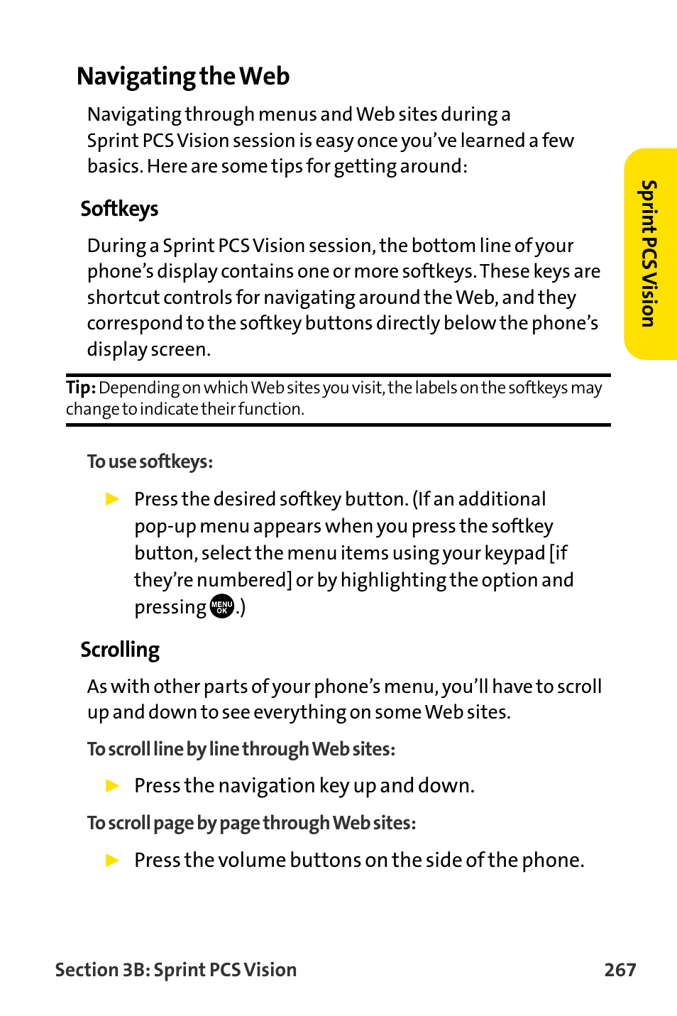 Navigating the web | Sanyo MM-8300 User Manual | Page 277 / 324