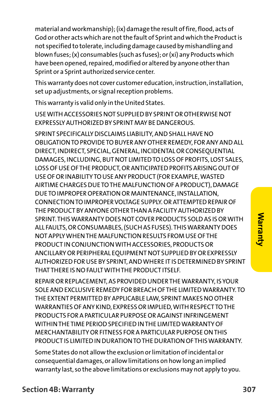 Warr an ty | Sanyo MM-8300 User Manual | Page 317 / 324