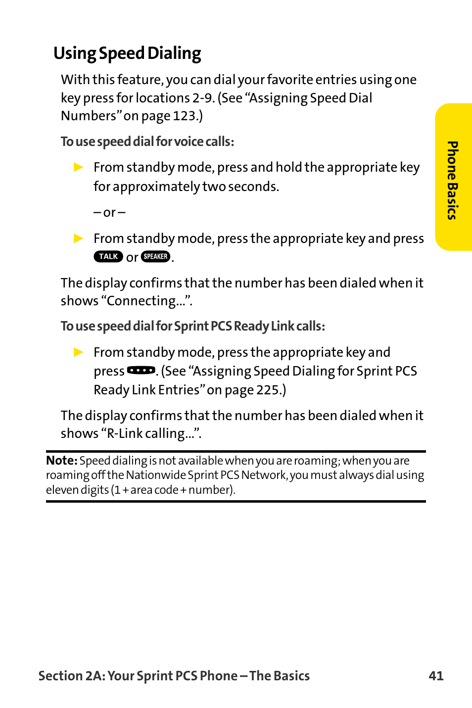 41), and using y, Using speed dialing | Sanyo MM-8300 User Manual | Page 51 / 324