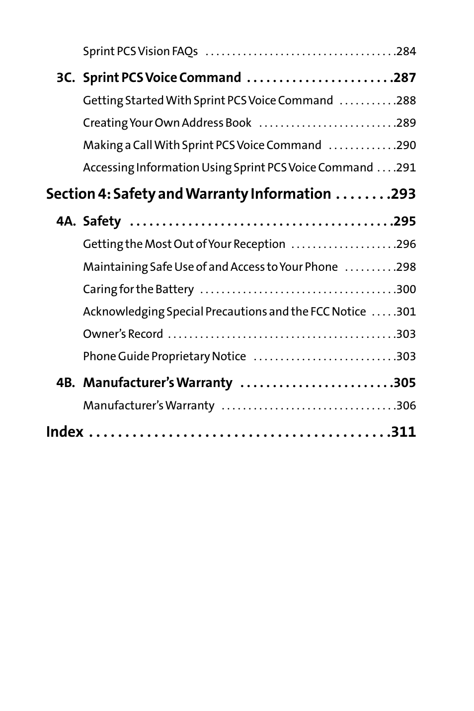 Index | Sanyo MM-8300 User Manual | Page 7 / 324