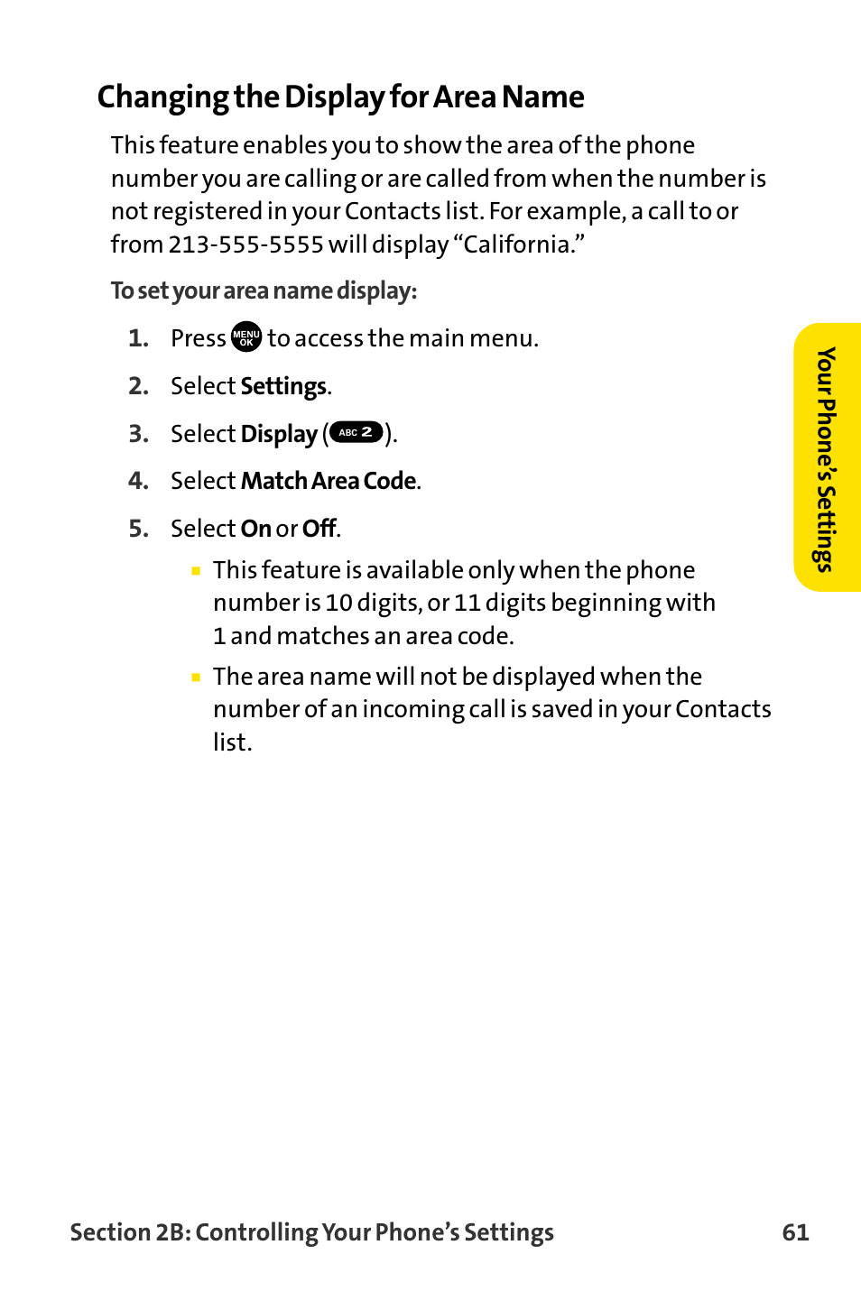 Changing the display for area name | Sanyo MM-8300 User Manual | Page 71 / 324