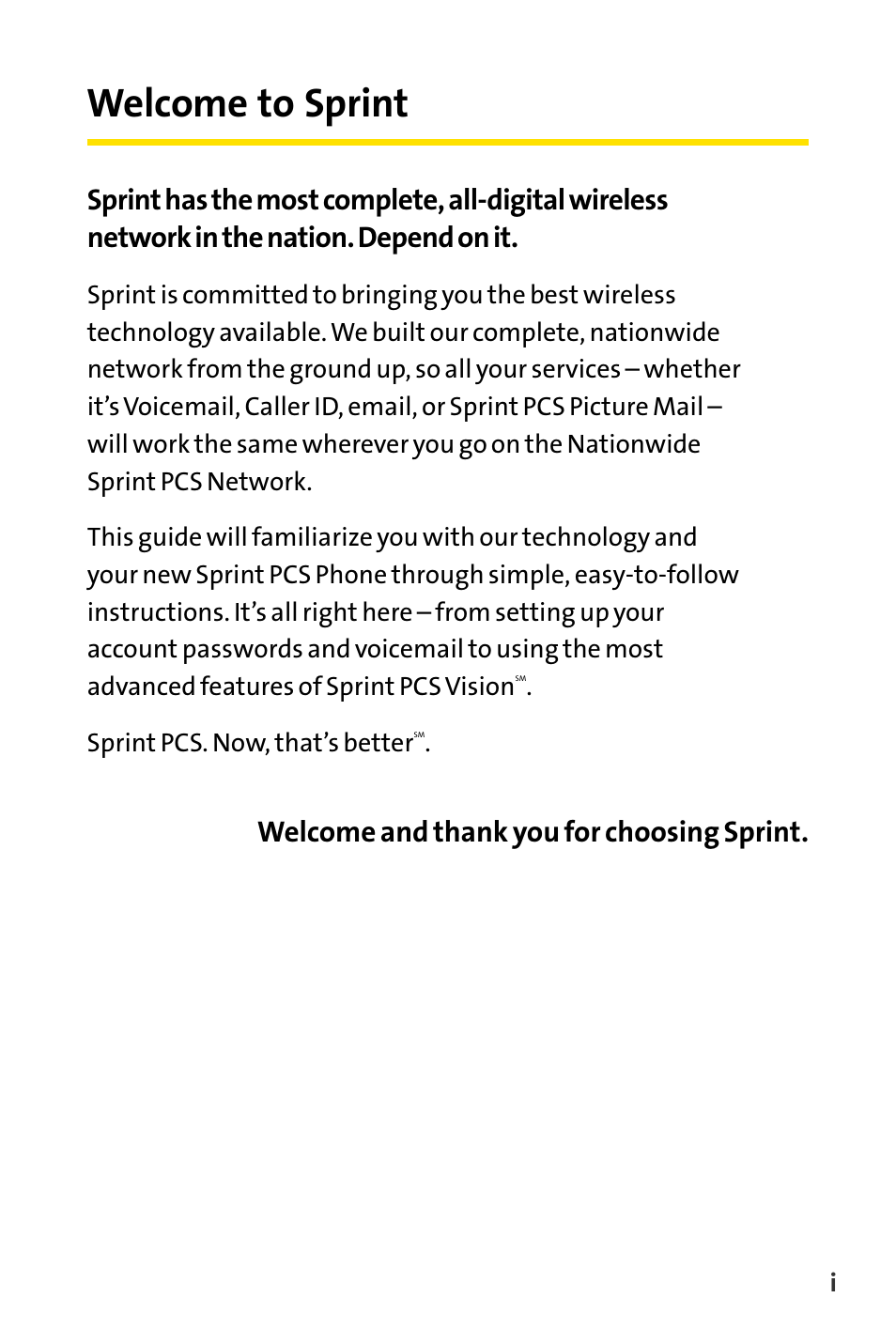 Welcome to sprint | Sanyo MM-8300 User Manual | Page 9 / 324