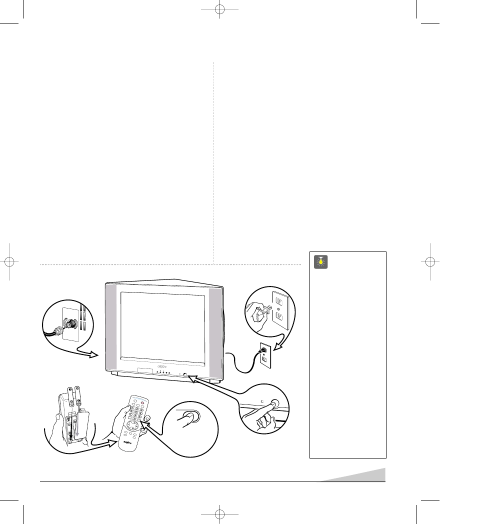 Features, Specifications, Basic setup | Quicktips | Sanyo DS20930 User Manual | Page 3 / 56