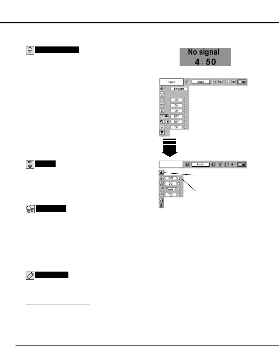 Setting | Sanyo PLC-XF30NL User Manual | Page 40 / 52