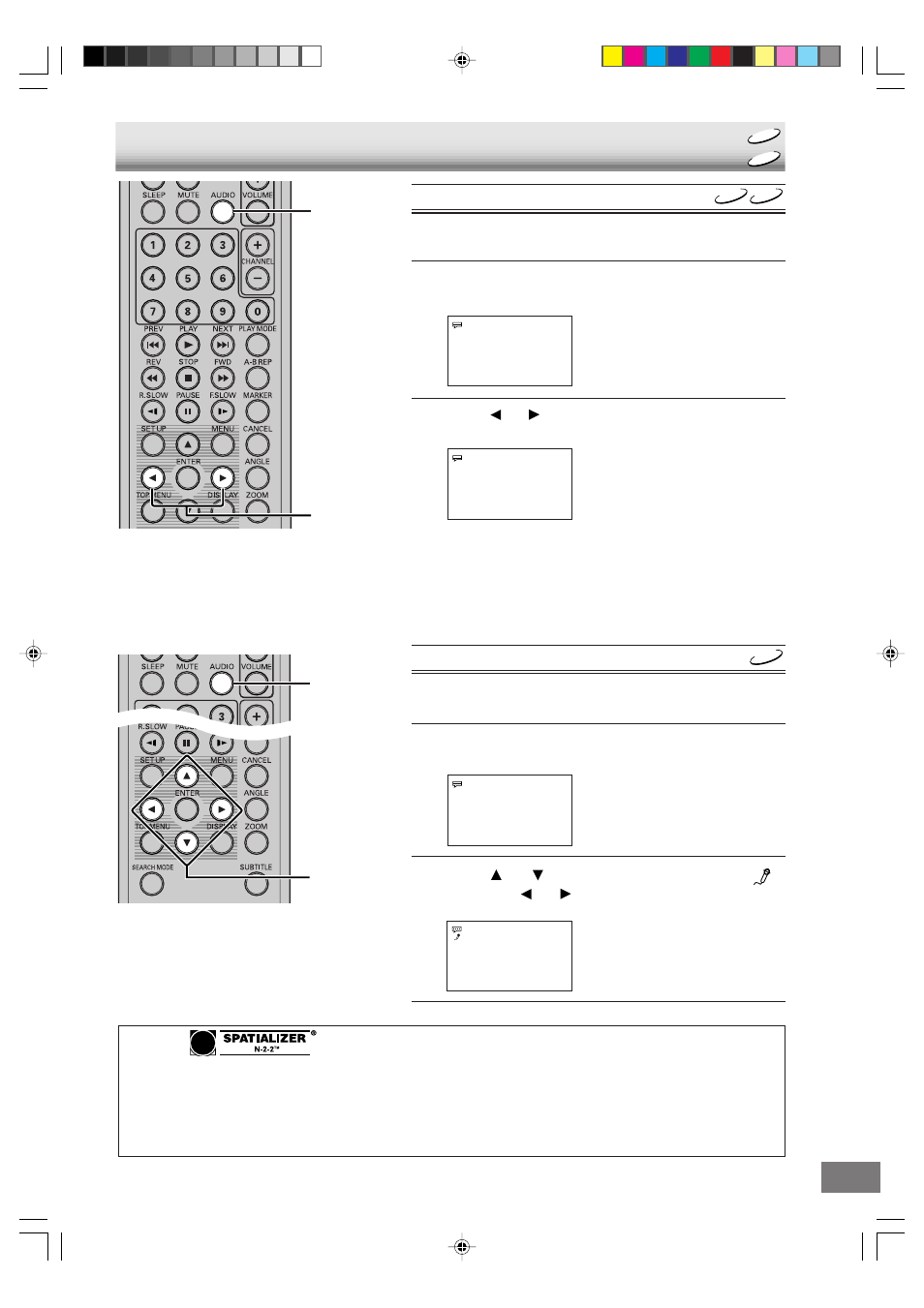 Other soundtrack settings | Sanyo DVD-L70 User Manual | Page 29 / 56