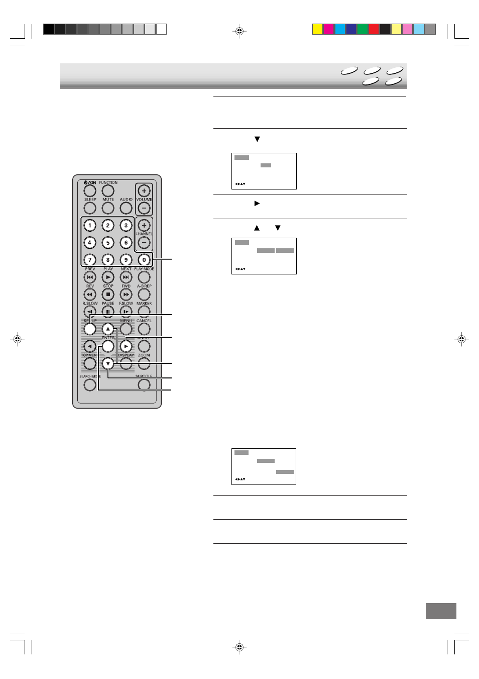 Setting language | Sanyo DVD-L70 User Manual | Page 31 / 56