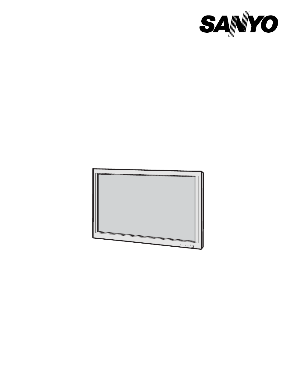Sanyo PDP42H2A User Manual | 44 pages
