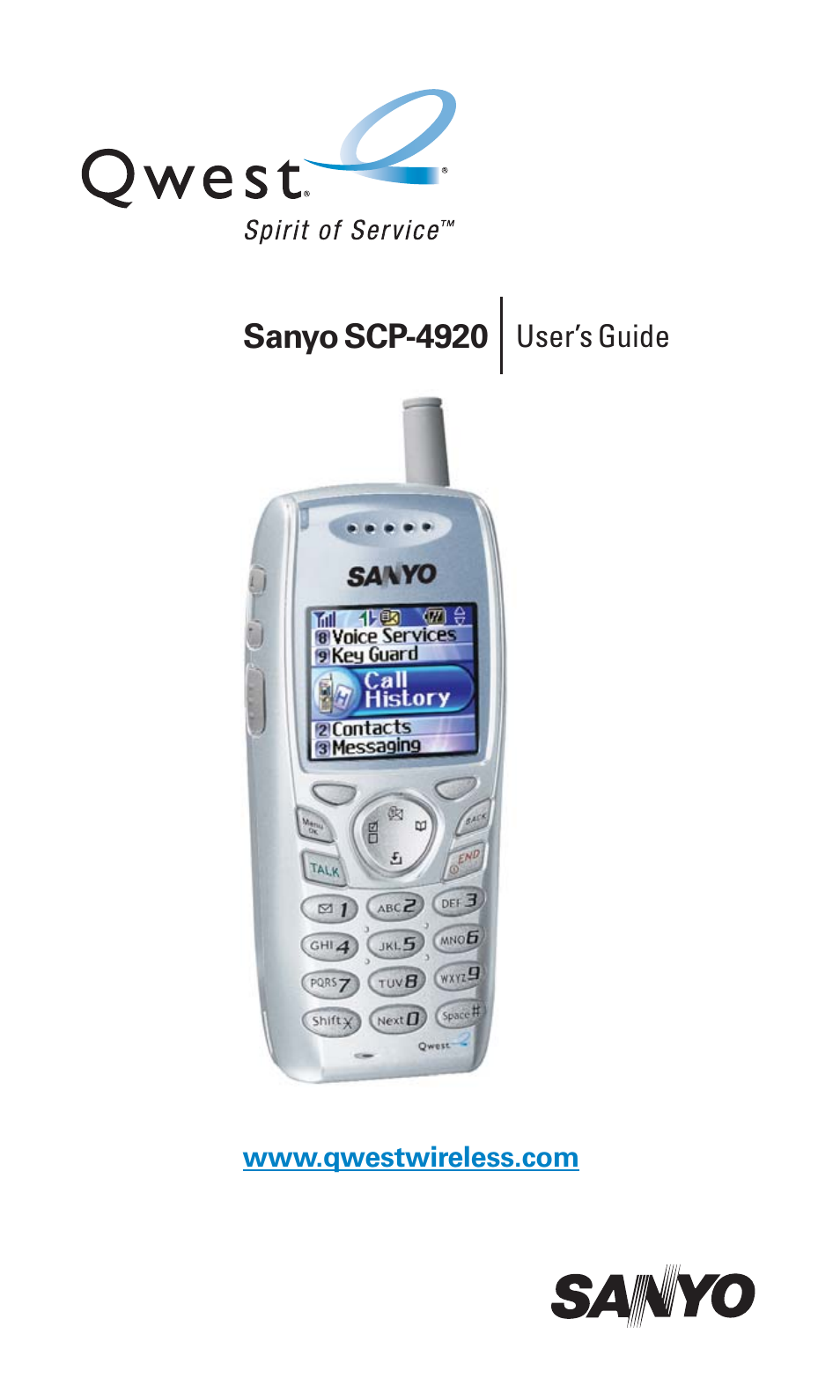 Sanyo SCP-4920 User Manual | 230 pages