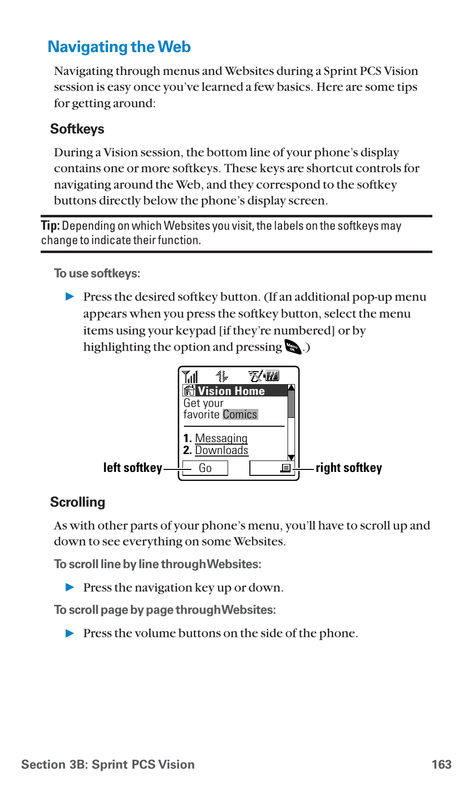 Navigating the web | Sanyo SCP-4920 User Manual | Page 174 / 230