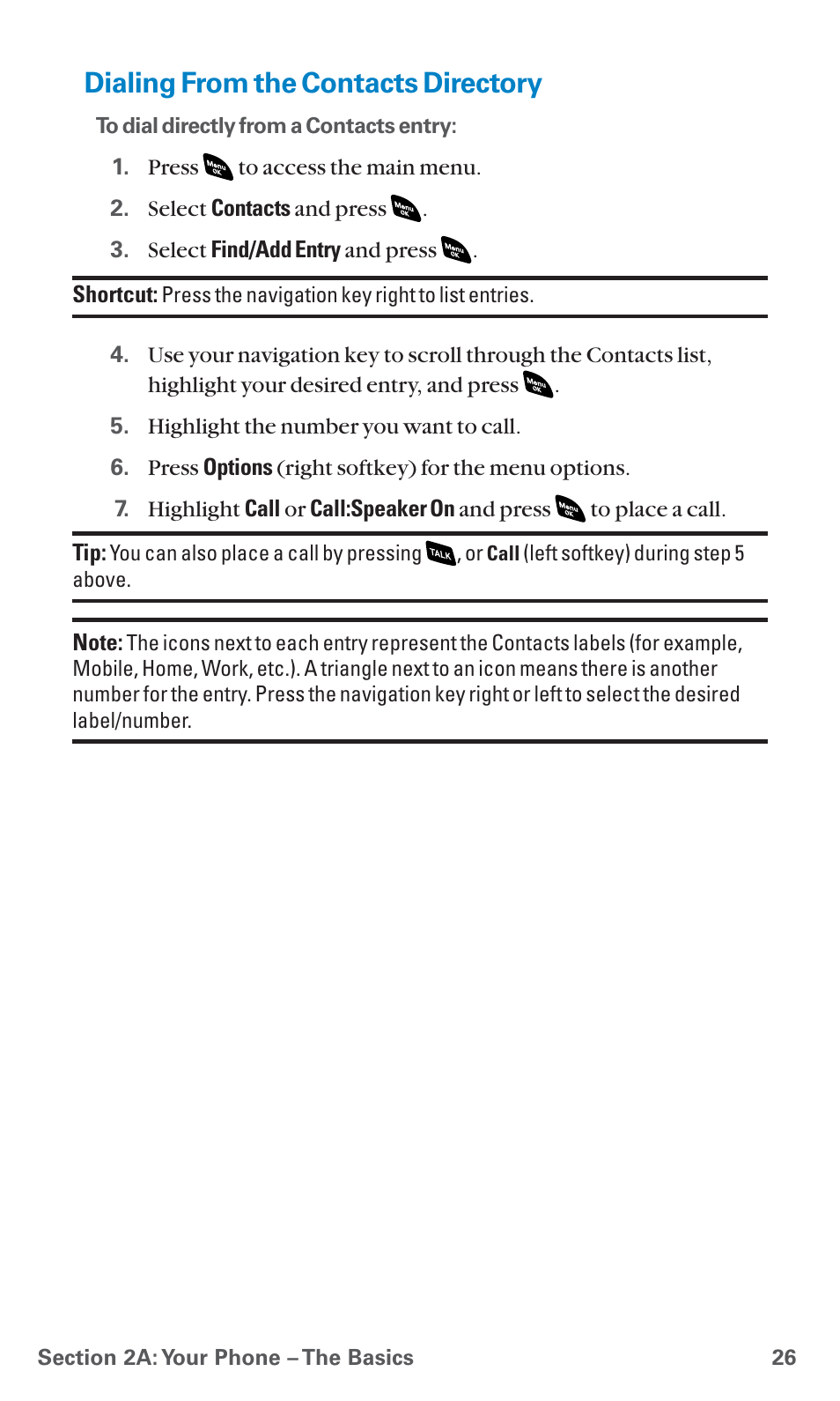 Dialing from the contacts directory | Sanyo SCP-4920 User Manual | Page 37 / 230