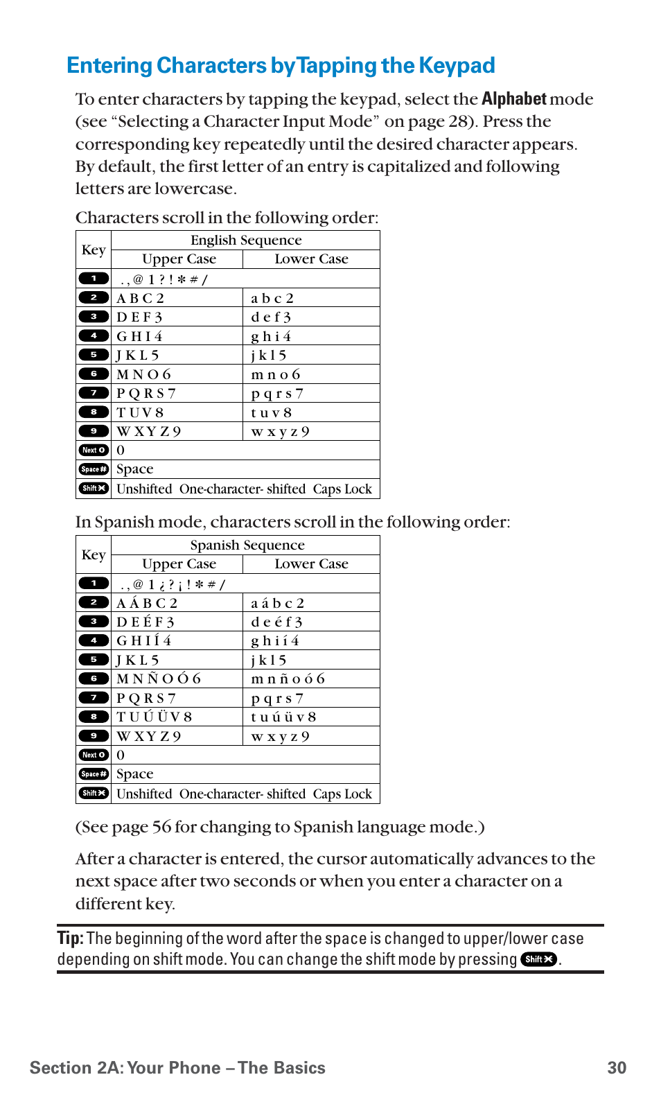 Entering characters by tapping the keypad | Sanyo SCP-4920 User Manual | Page 41 / 230