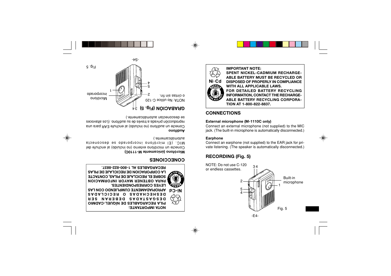 Sanyo M1110C User Manual | Page 5 / 10