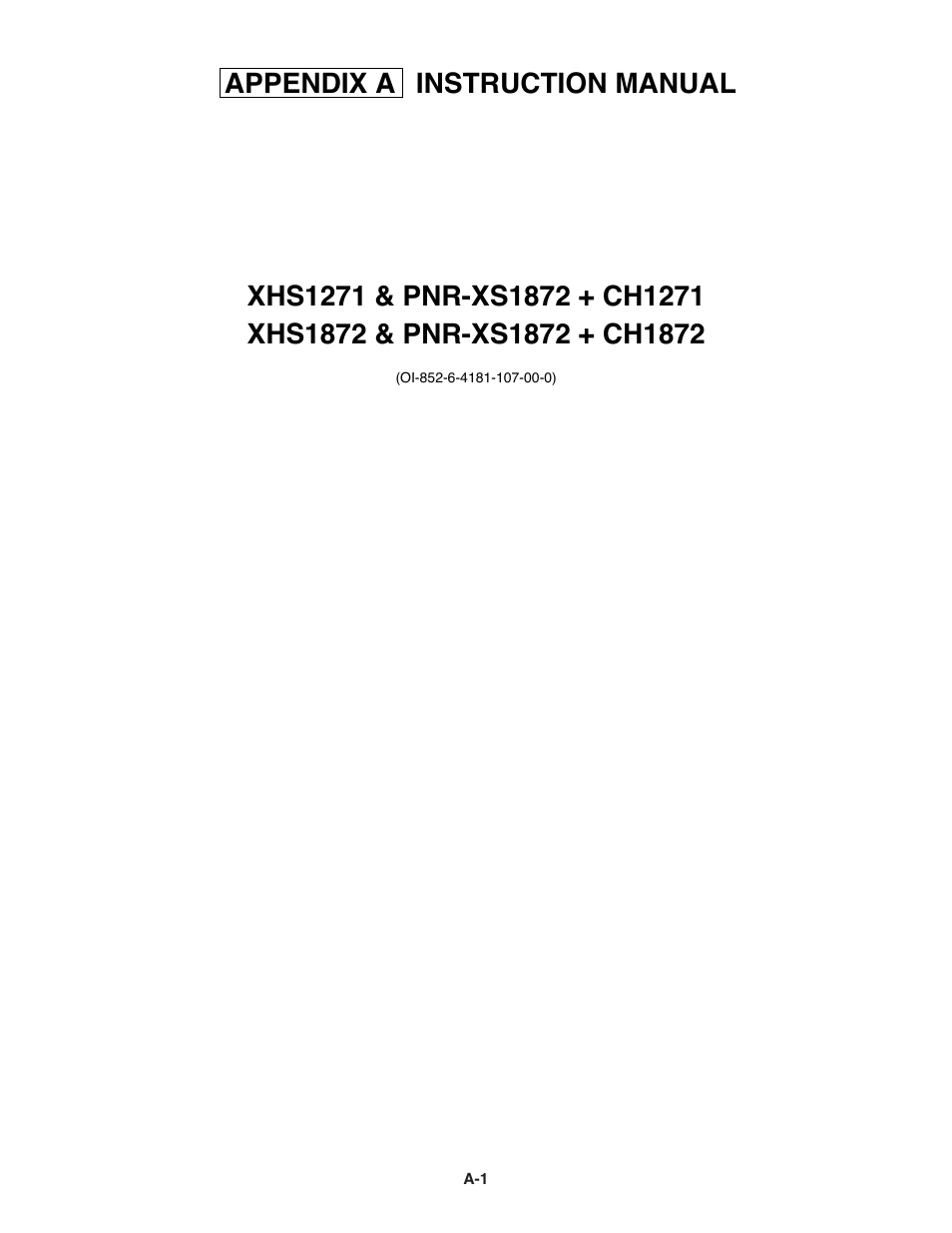 Appendix a | Sanyo DC Inverter Split System XHS1271 User Manual | Page 68 / 123
