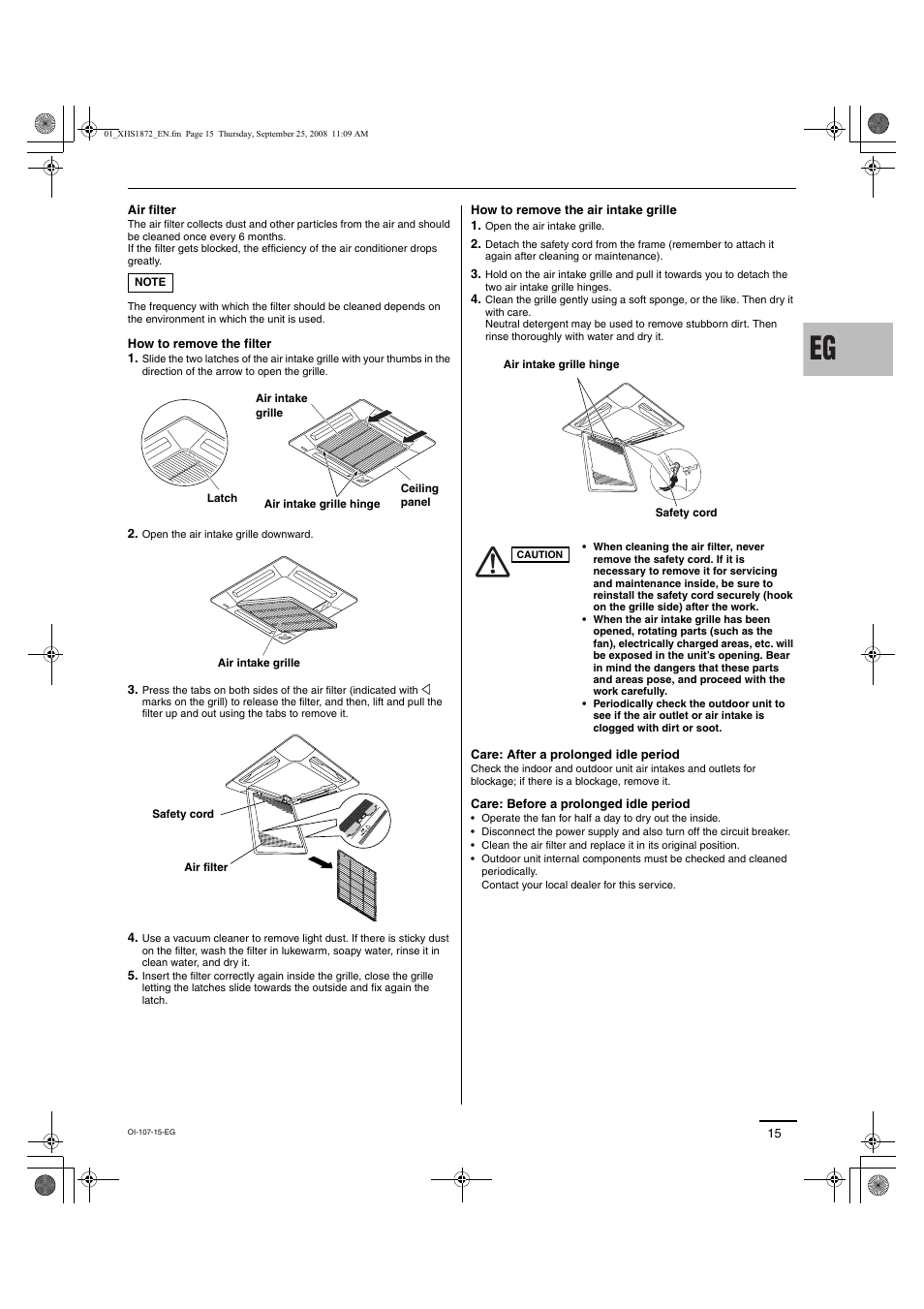 Sanyo DC Inverter Split System XHS1271 User Manual | Page 83 / 123