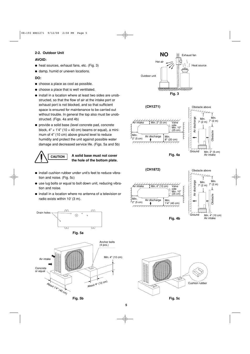Sanyo DC Inverter Split System XHS1271 User Manual | Page 90 / 123