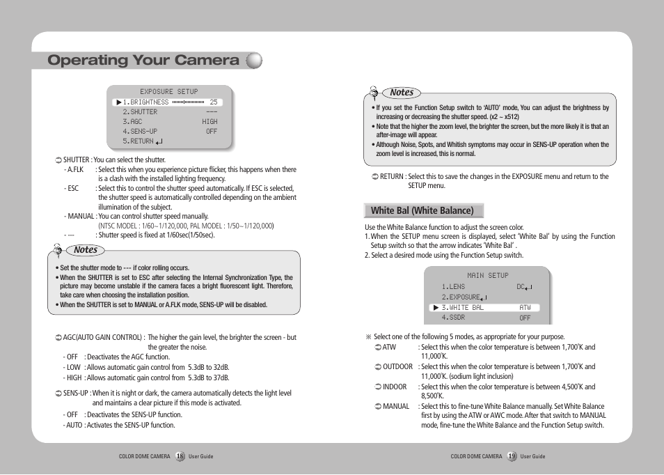 Operating your camera | Sanyo SID-70 User Manual | Page 10 / 19