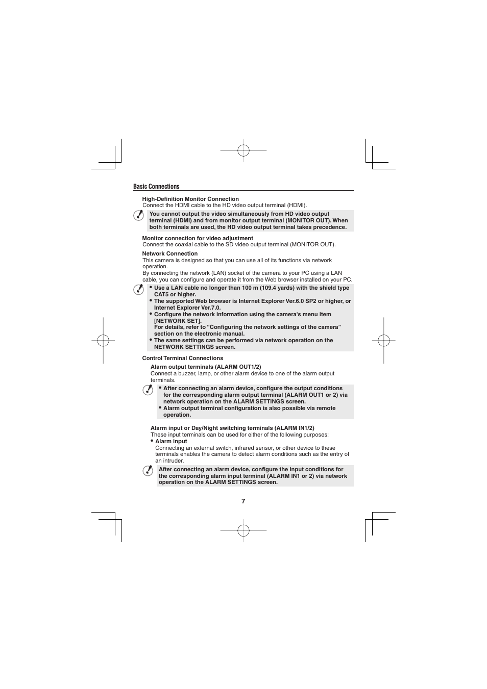 Sanyo VCC-HD4600P User Manual | Page 8 / 15