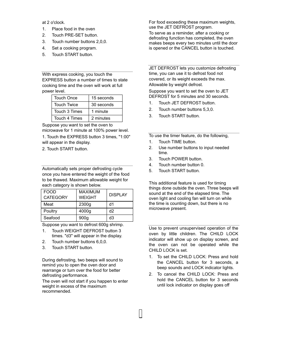 Sanyo EM-S5597B User Manual | Page 8 / 9