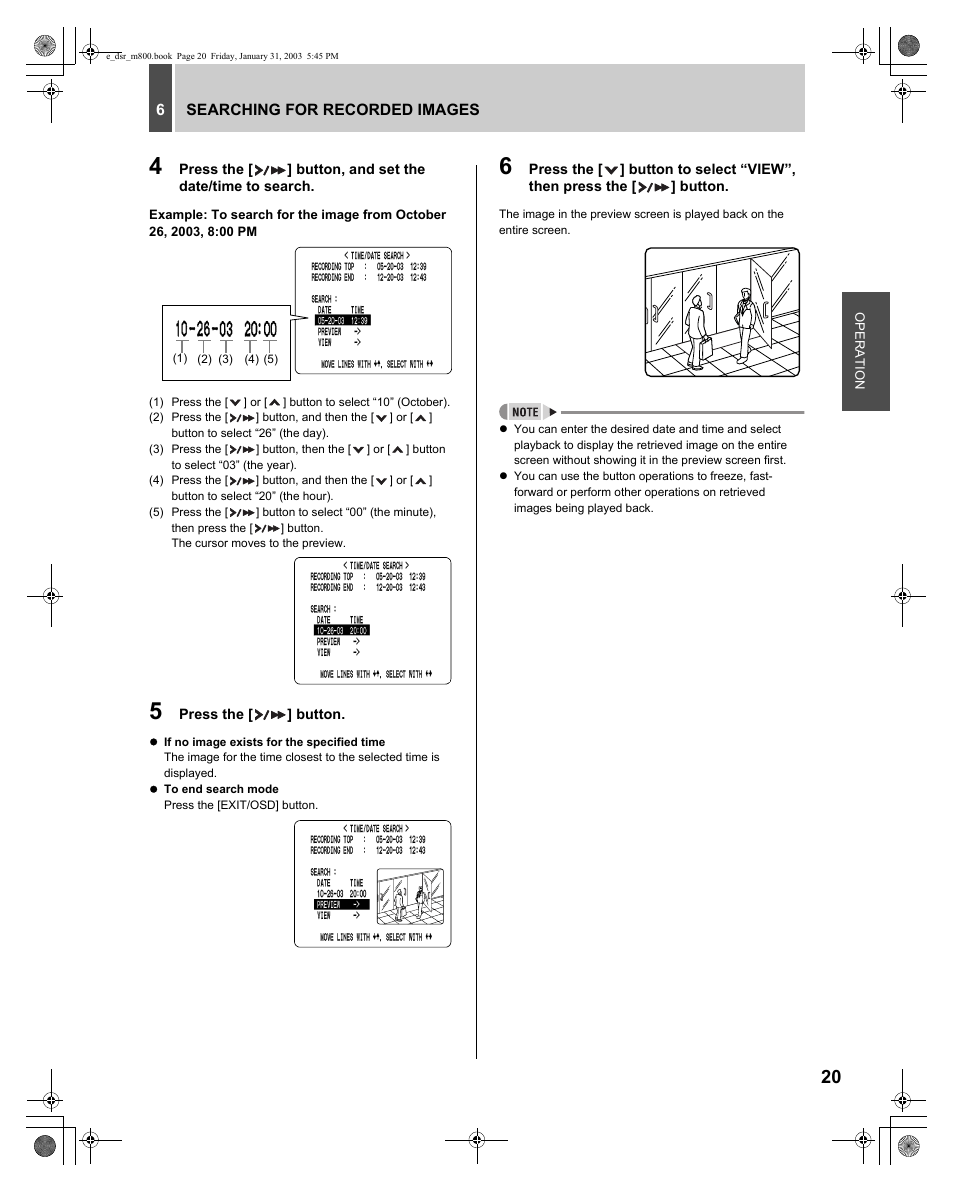 Sanyo DSR-M800 User Manual | Page 21 / 50