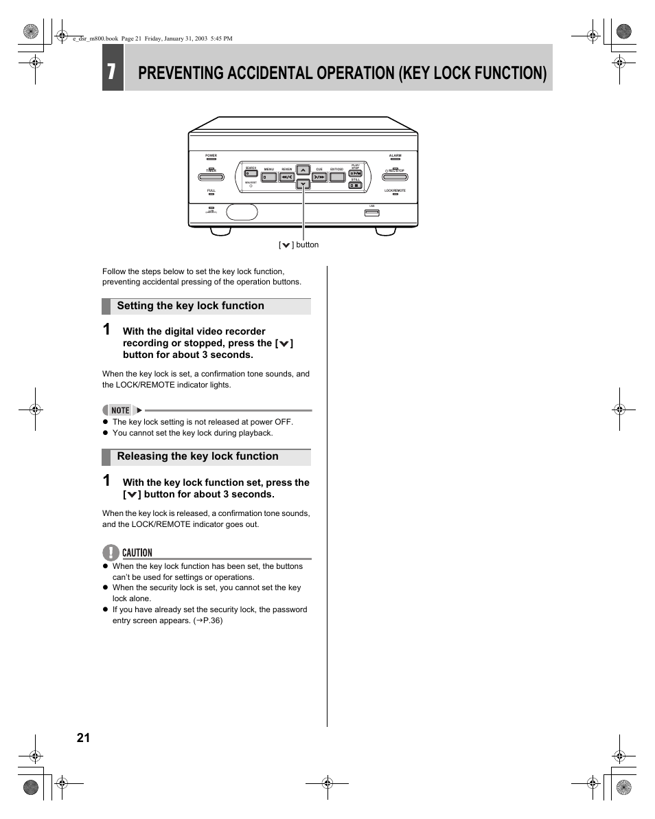 Sanyo DSR-M800 User Manual | Page 22 / 50