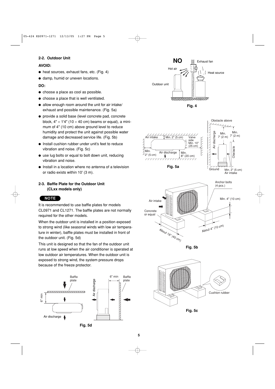 Sanyo Cool/Dry User Manual | Page 5 / 24