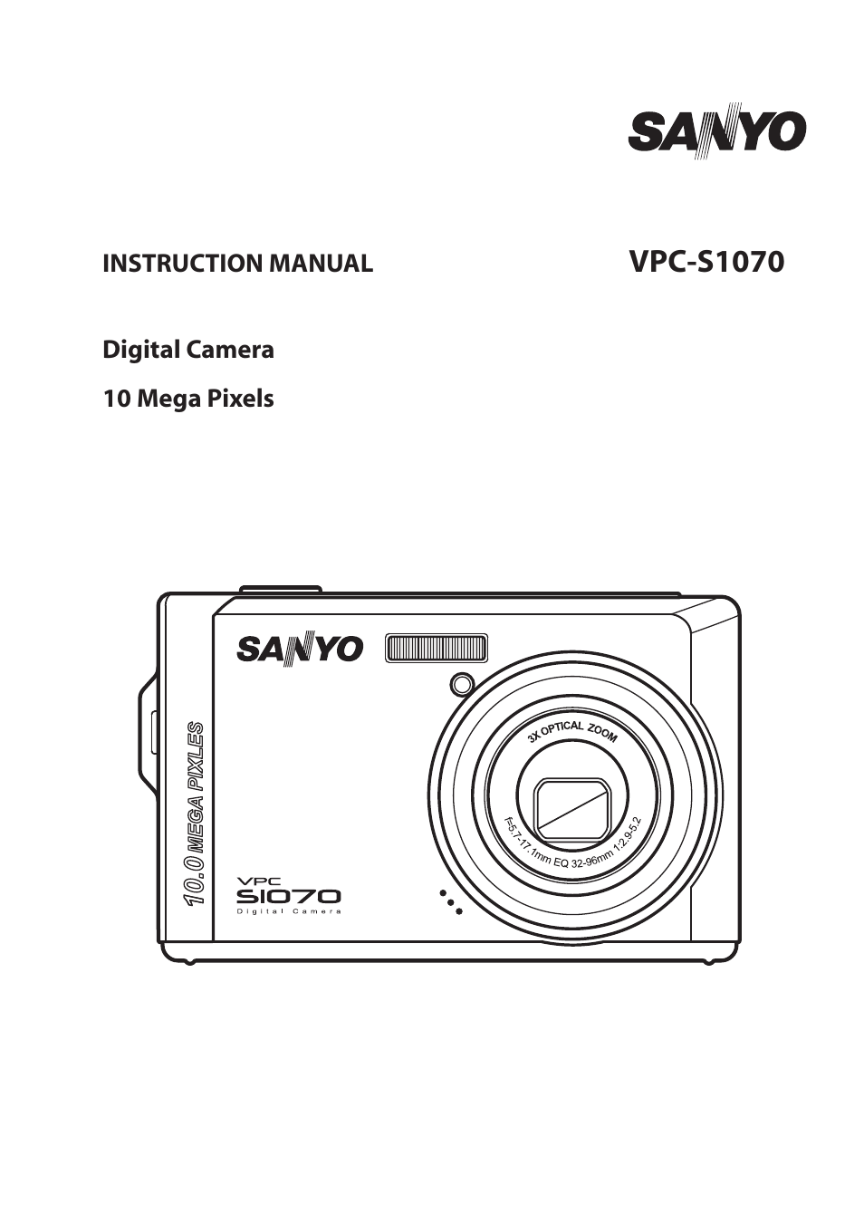 Sanyo VPC-S1070 User Manual | 67 pages