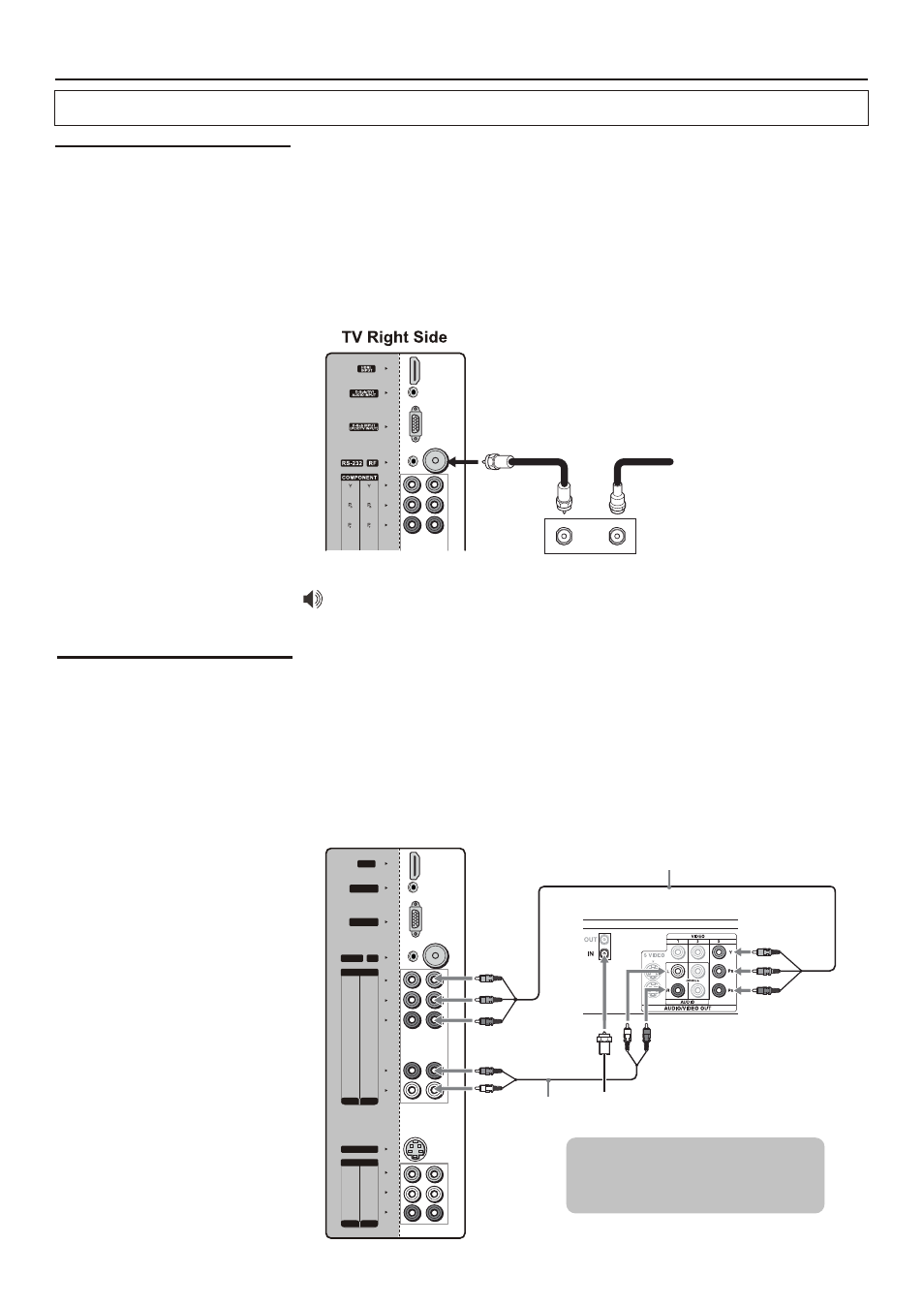 Connecting the tv, Connecting cable box (basic), Connecting digital cable box (best) | Basic connections, Tv right side, Cable box, Digital cable box | Sanyo AVL-279 User Manual | Page 13 / 63