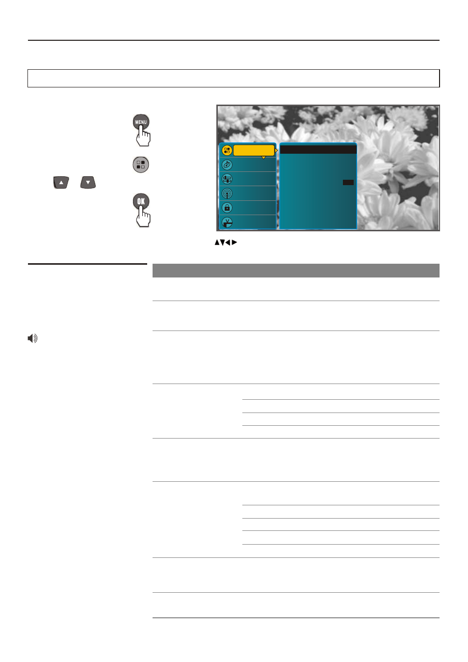 Adjusting menu options, Picture control, Accessing picture menu | Selecting picture options | Sanyo AVL-279 User Manual | Page 29 / 63