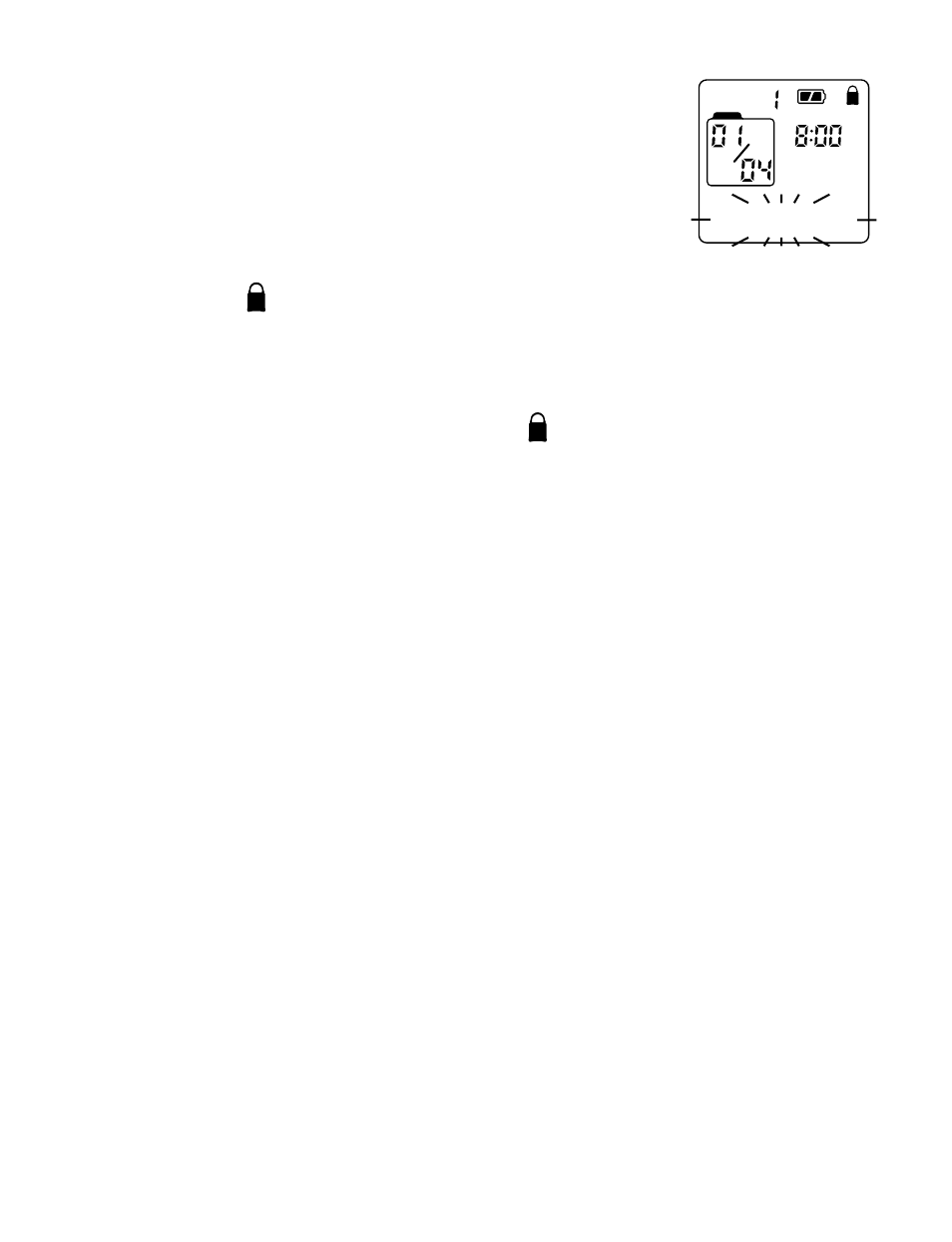 Locked | Sanyo ICR-B31 User Manual | Page 72 / 96