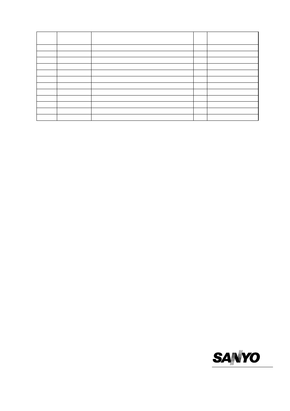 Sanyo CH2472 User Manual | Page 4 / 4